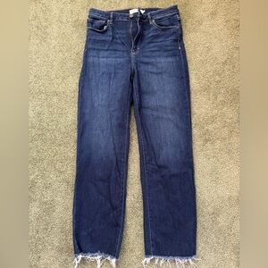 Women’s Hidden Los Angeles stretch straight jeans, size 30.